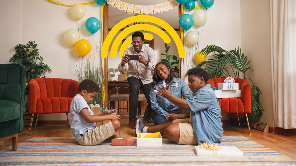 family birthday party